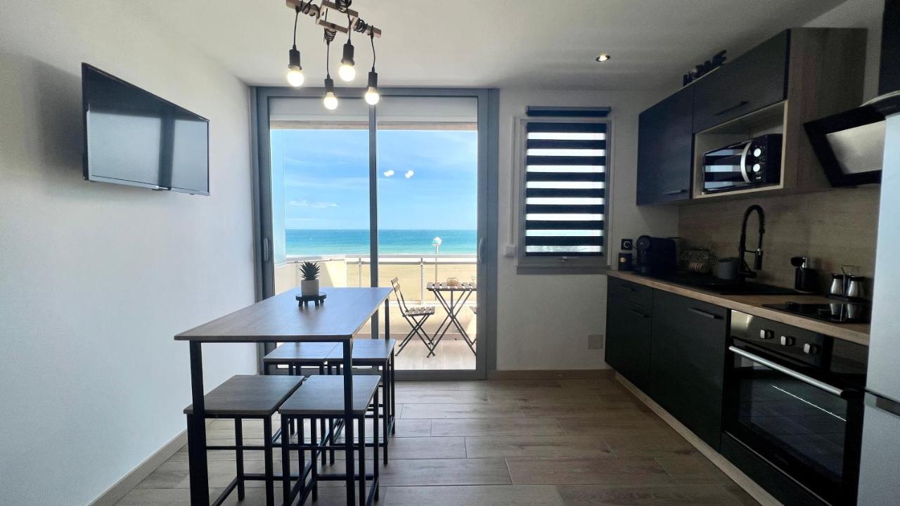 Appartement Cosy, Vue Mer Avec Parking Privatif Canet Exterior foto
